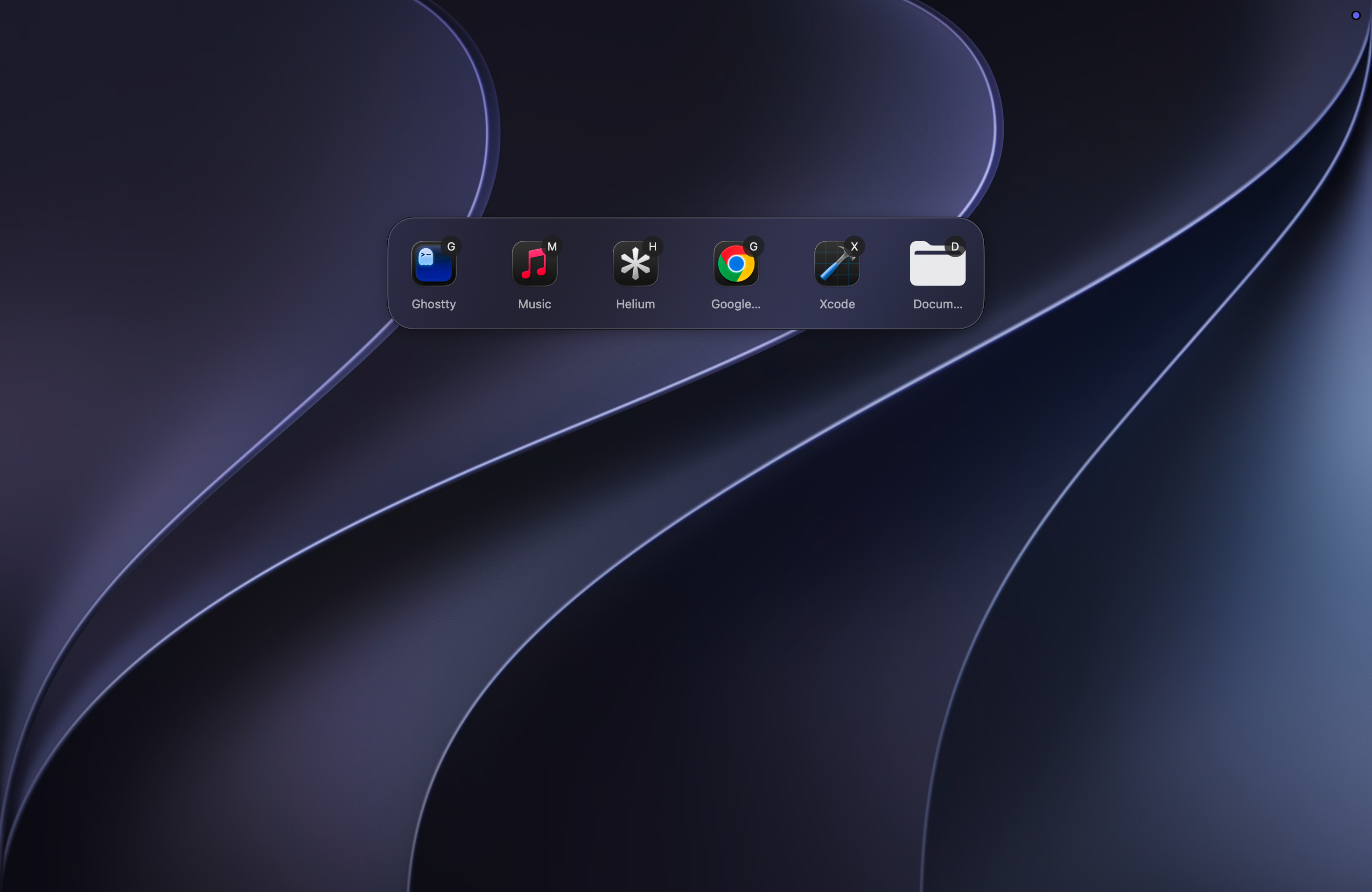 Sxitch custom mode with custom icons for apps and shell commands